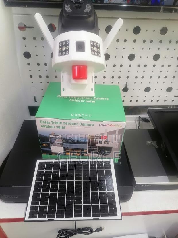 Top-Notch Dual Lens 4g Smart Solar Camera With Siren - main view