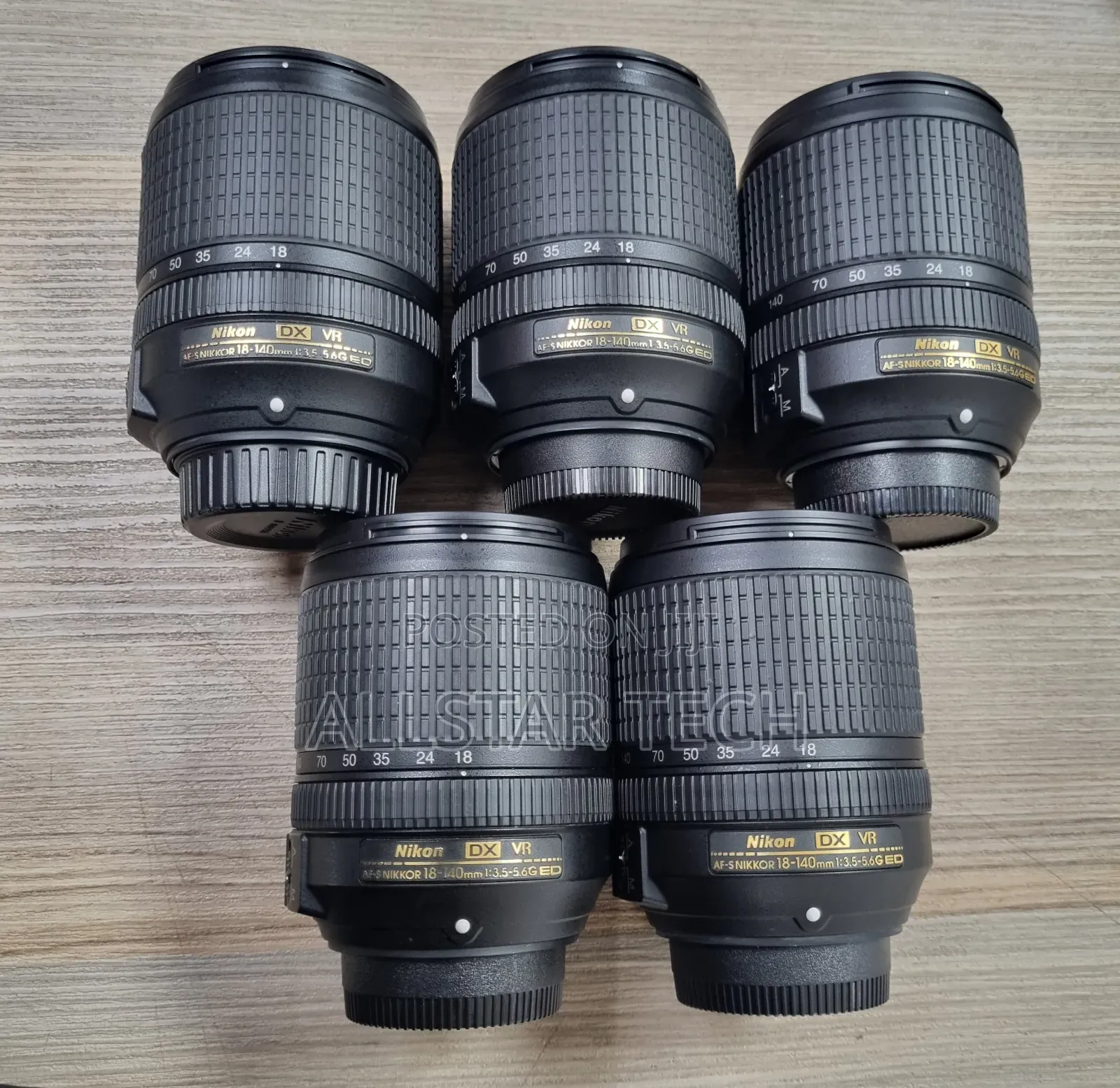 Nikon Lenses 18-140mm 3.5 Ed Vr