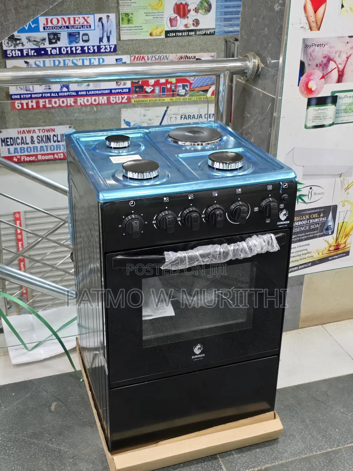 Cooker, Euroken Standing Cooker 3+1 With Electric Oven