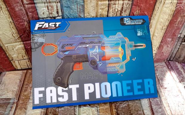 Nerf Toy Gun_ Shooting Made Fun 12 Soft Darts for Safe - thumbnail 3