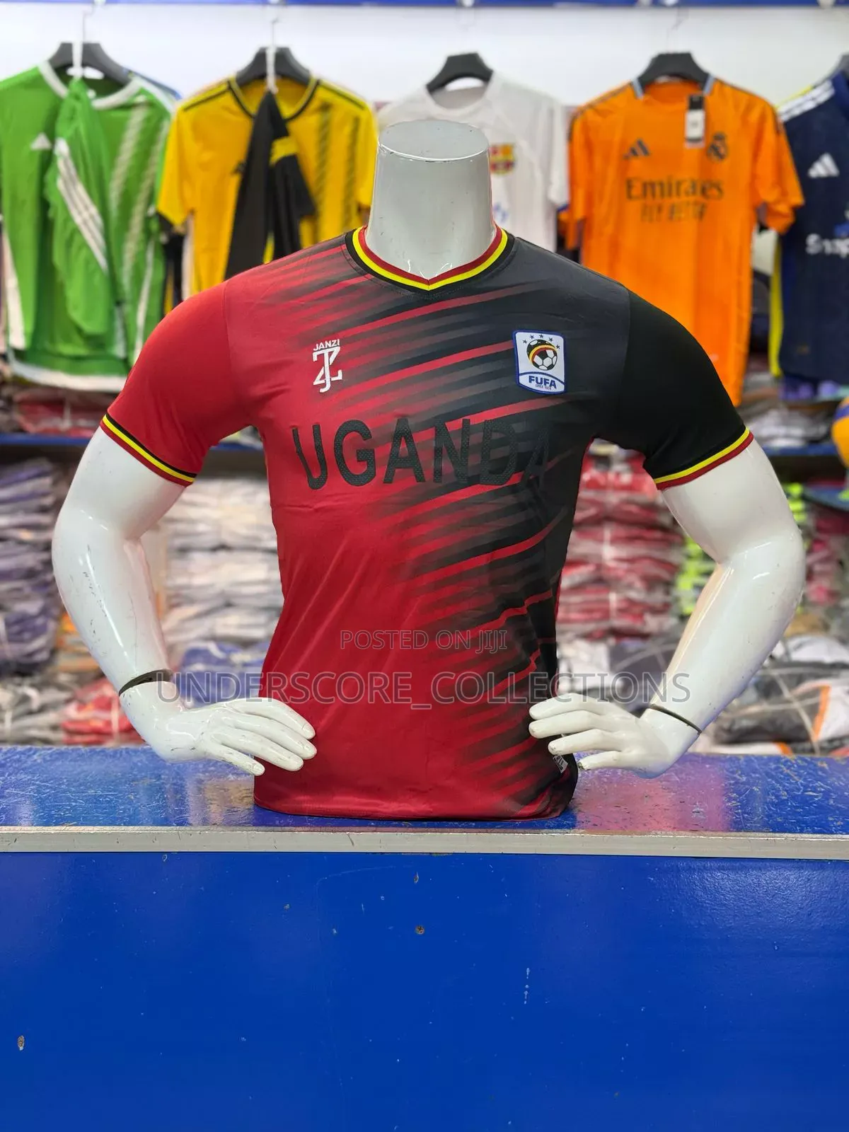 Red Ugandan Football Jerseys