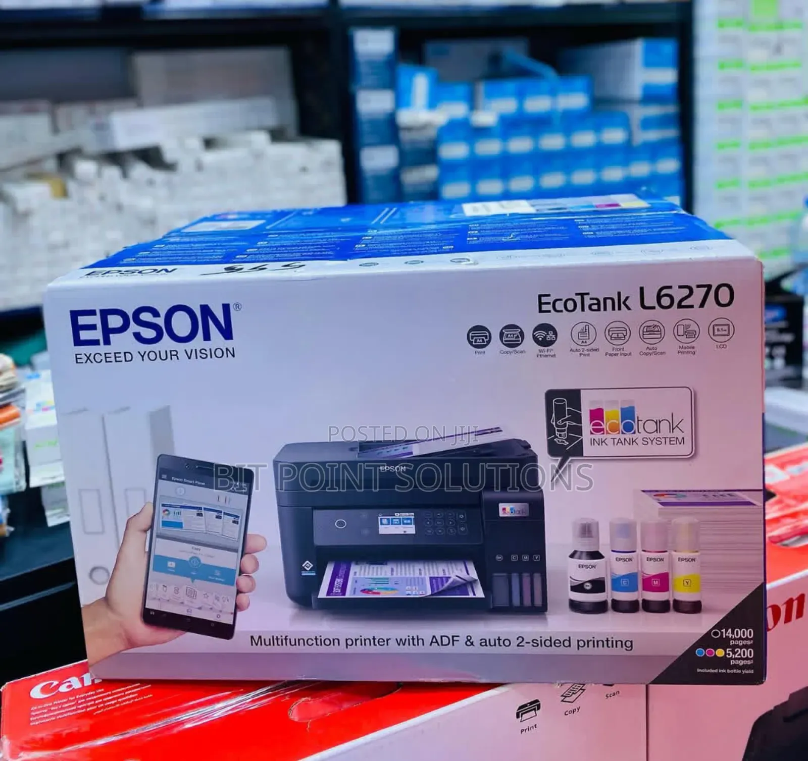 Epson Ecotank L6270 A4 Wi-Fi Duplex All-in-One Ink .