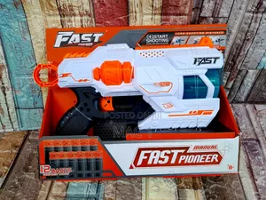 Nerf Toy Gun With 12 Air Soft Dart Bullets