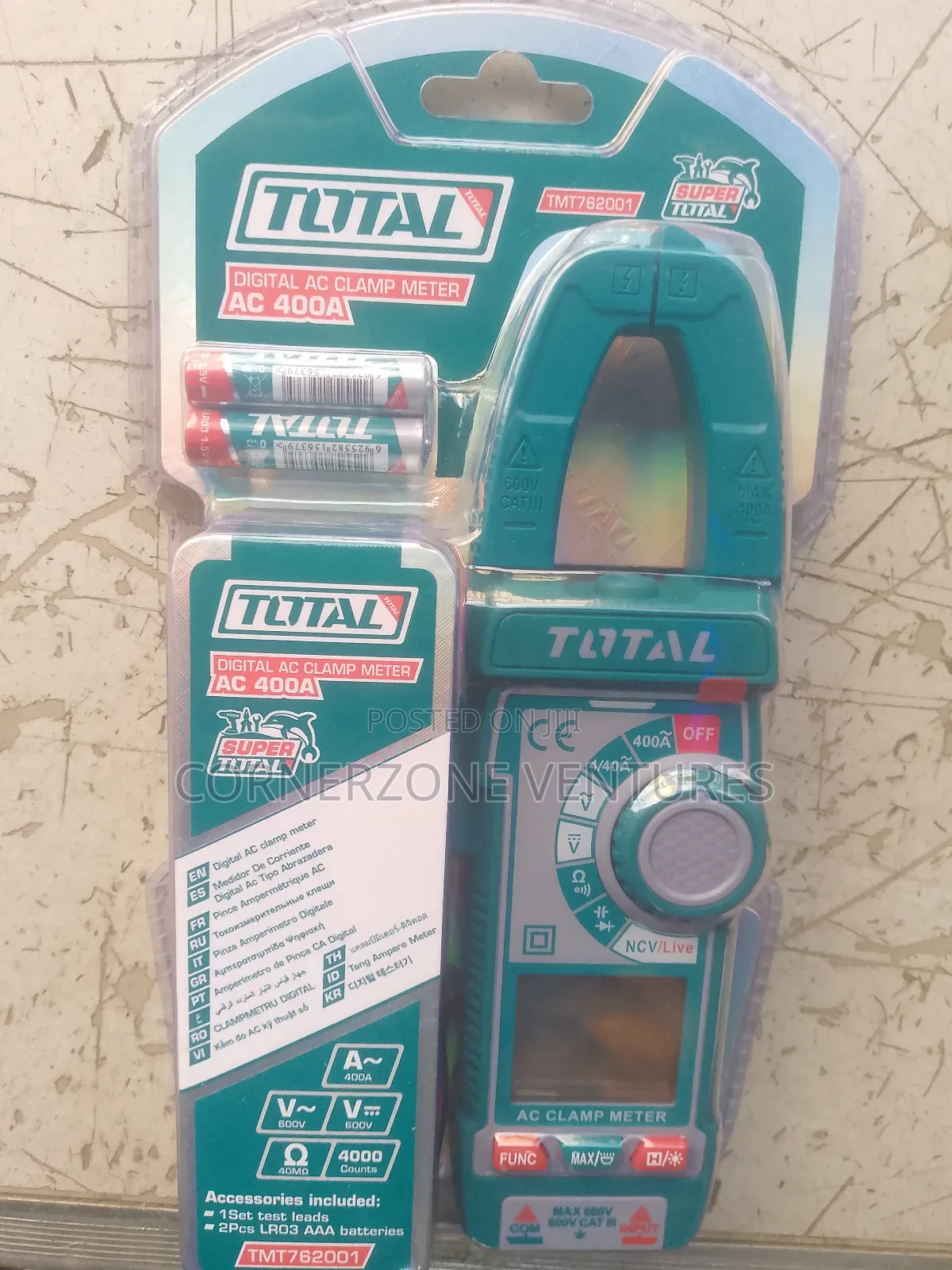 Total Ac Clamp Meter 400a
