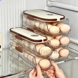 Acrylic Stackable Automatic Sliding/Rolling Egg Tray