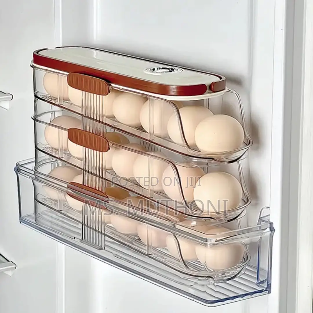 Acrylic Stackable Automatic Sliding/Rolling Egg Tray