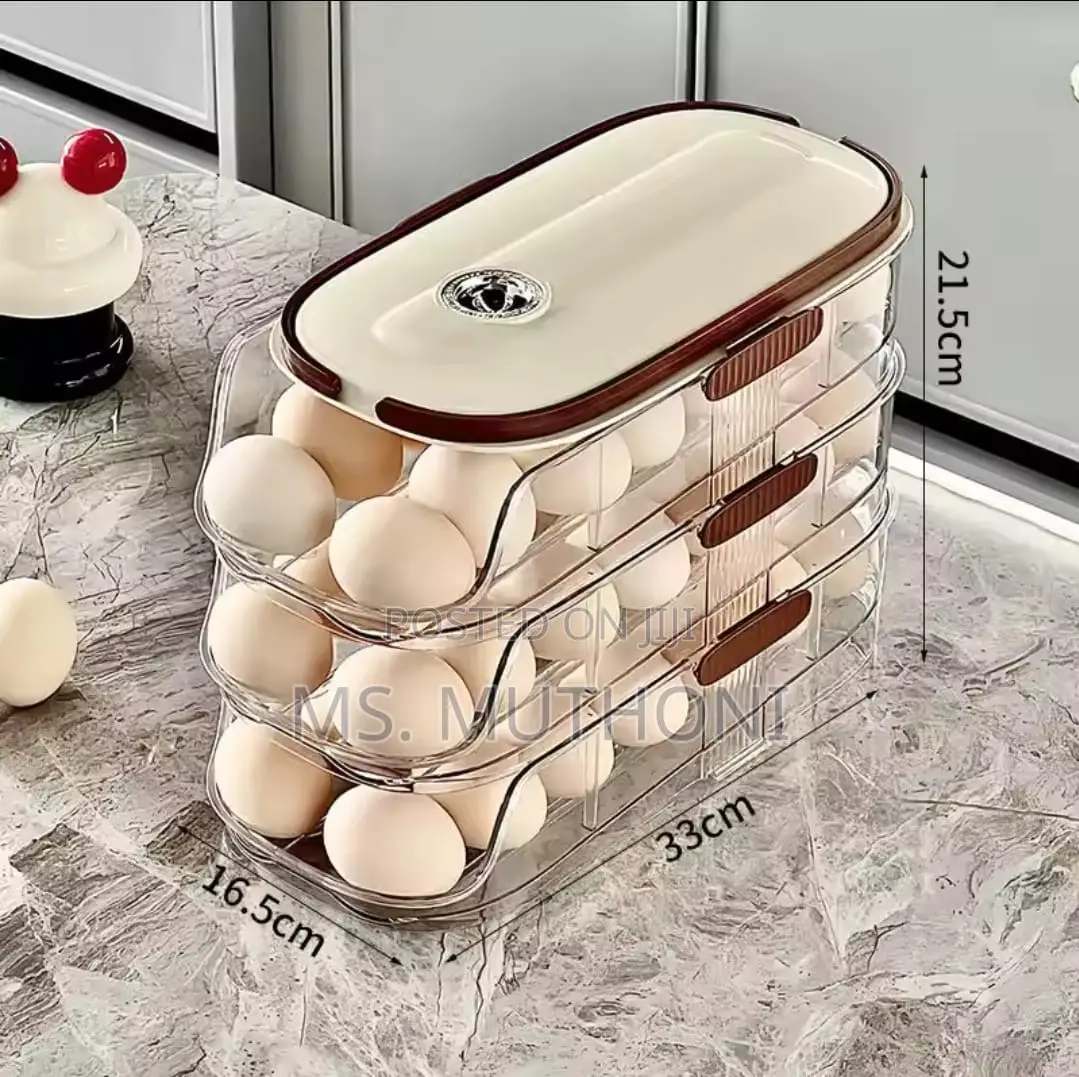 Acrylic Stackable Automatic Sliding/Rolling Egg Tray