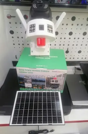 Premuim Quality Dual Lens 4g Smart Solar Camera With Siren