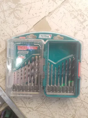 Total 16 PCS Metal Concrete and Wood Drill Bit