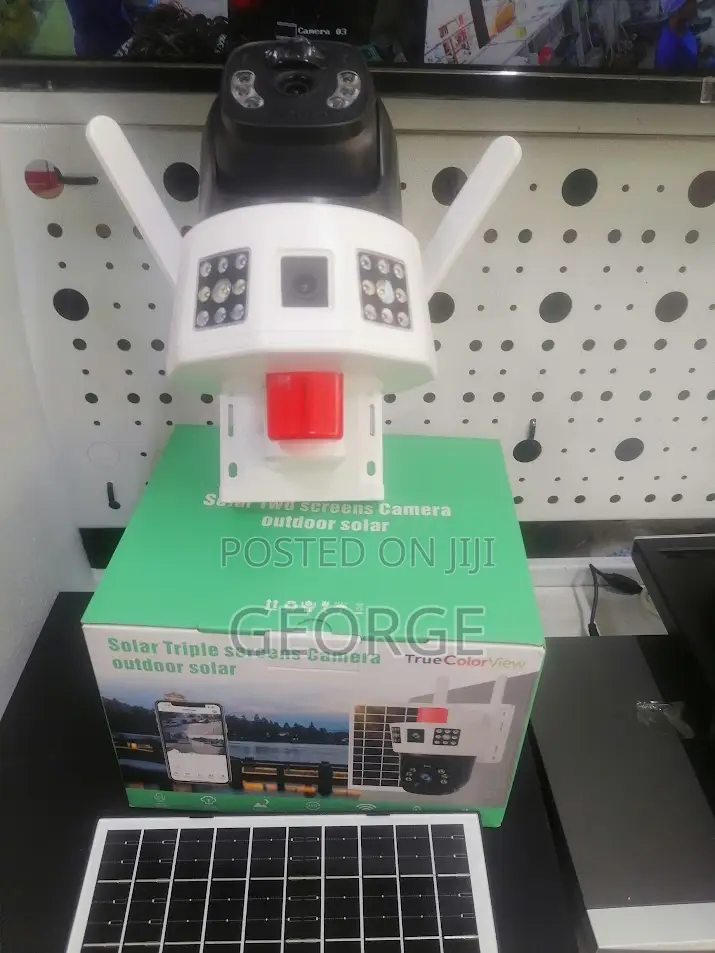 Verfied Dual Lens 4g Smart Solar Camera With Siren