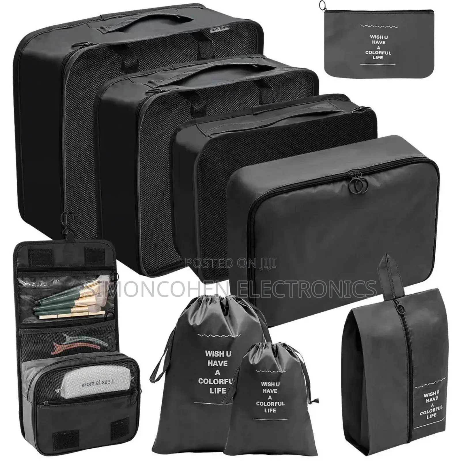 9pcs Lugguage Travel Bag Organizer