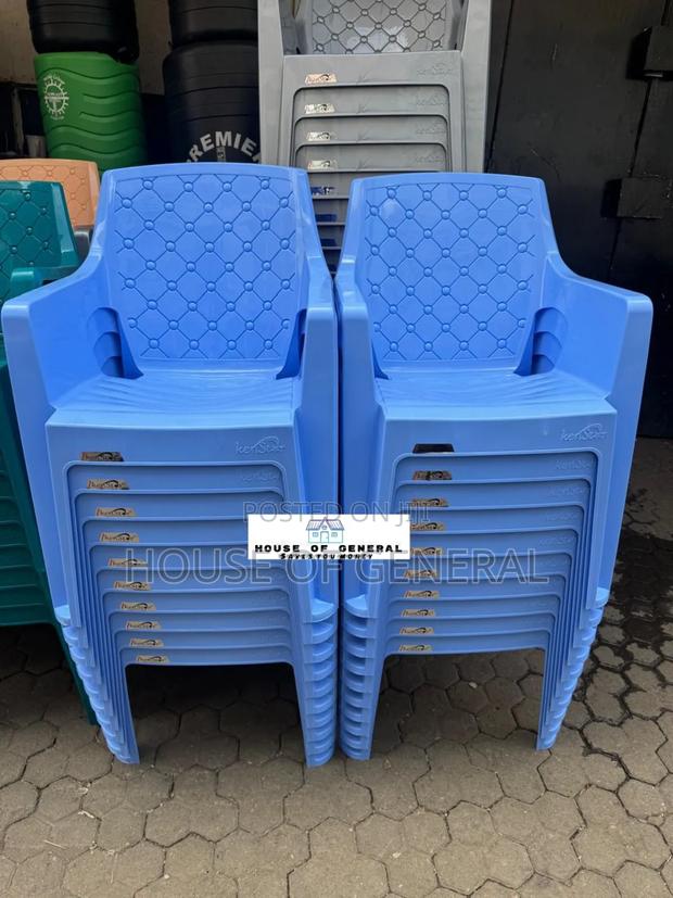 Blue Chair Strong Kenstar Plastic Chair