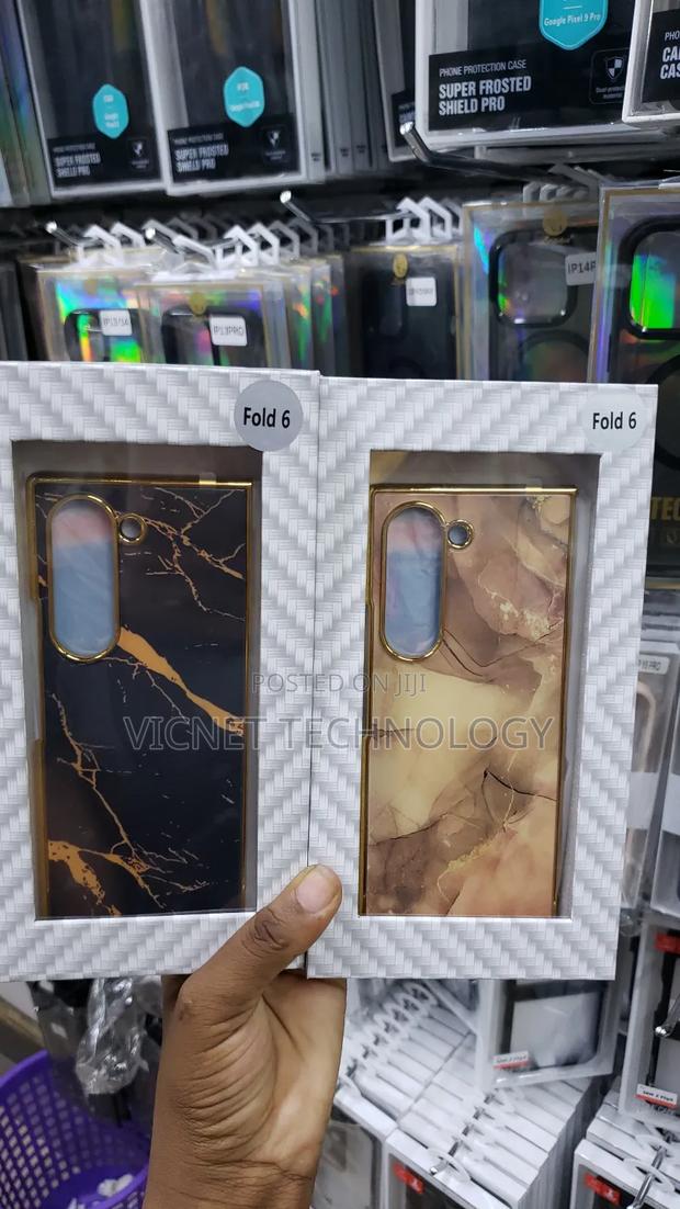 Samsung Fold 6, 5, 4 Marble Cases and Front Screen Protector - thumbnail 3