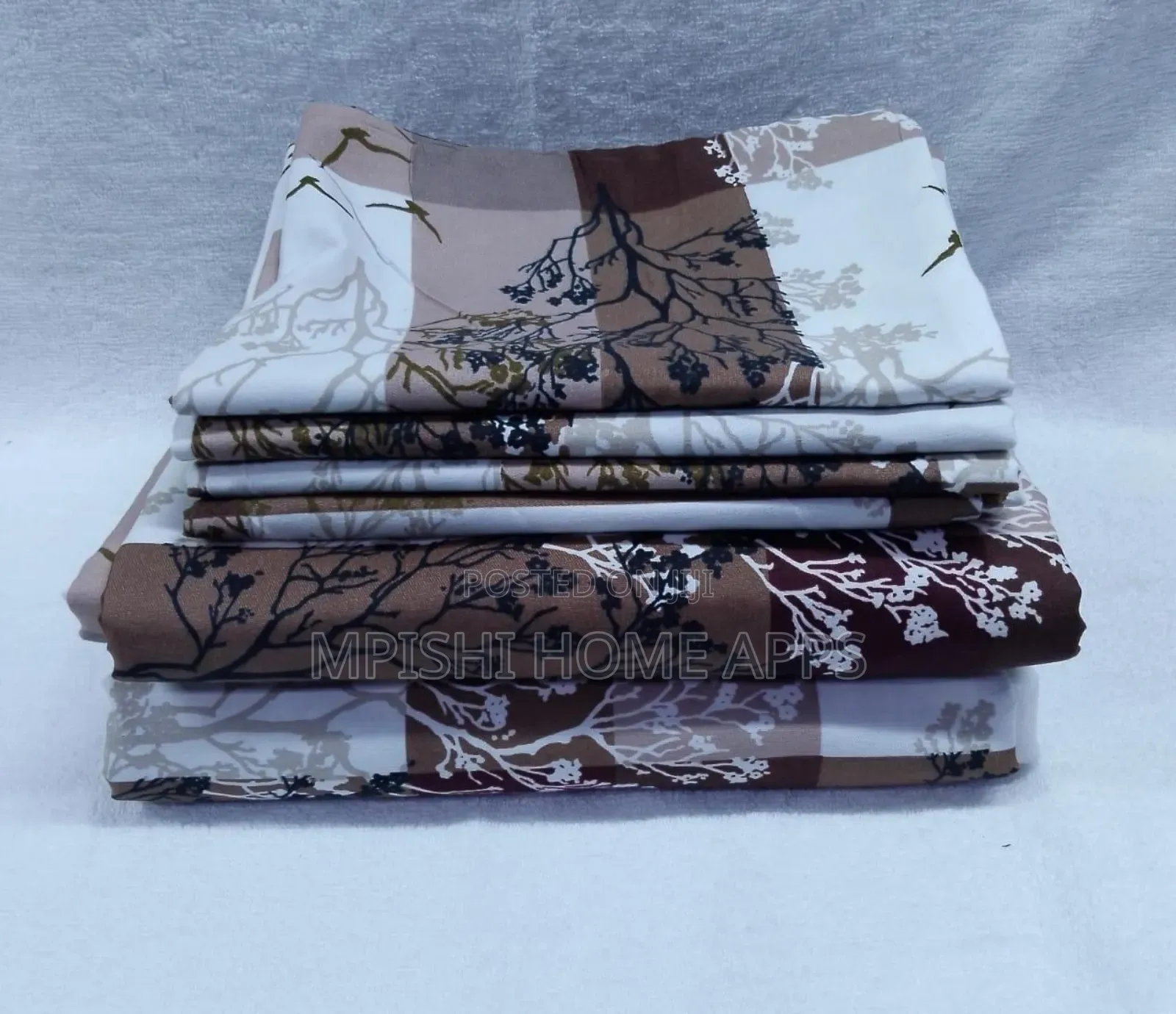 Flat Printed Bedsheet Set