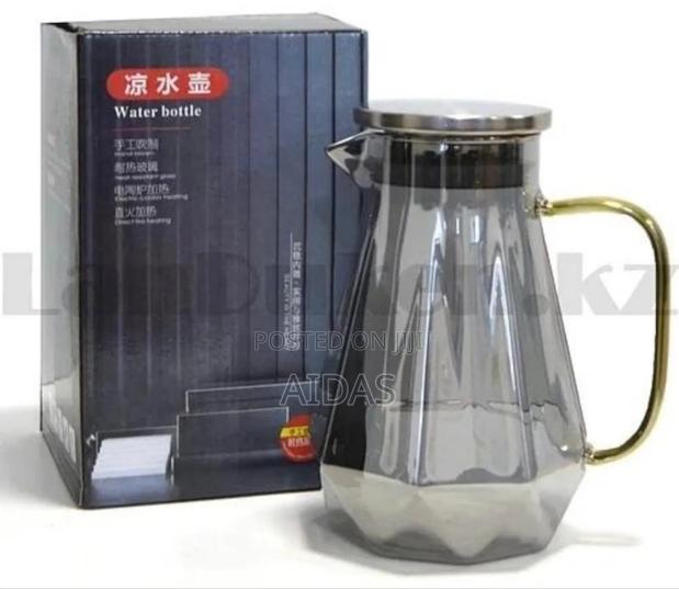 Water/Kitchen Beverage Hexagonal Pitcher Jug - thumbnail 4