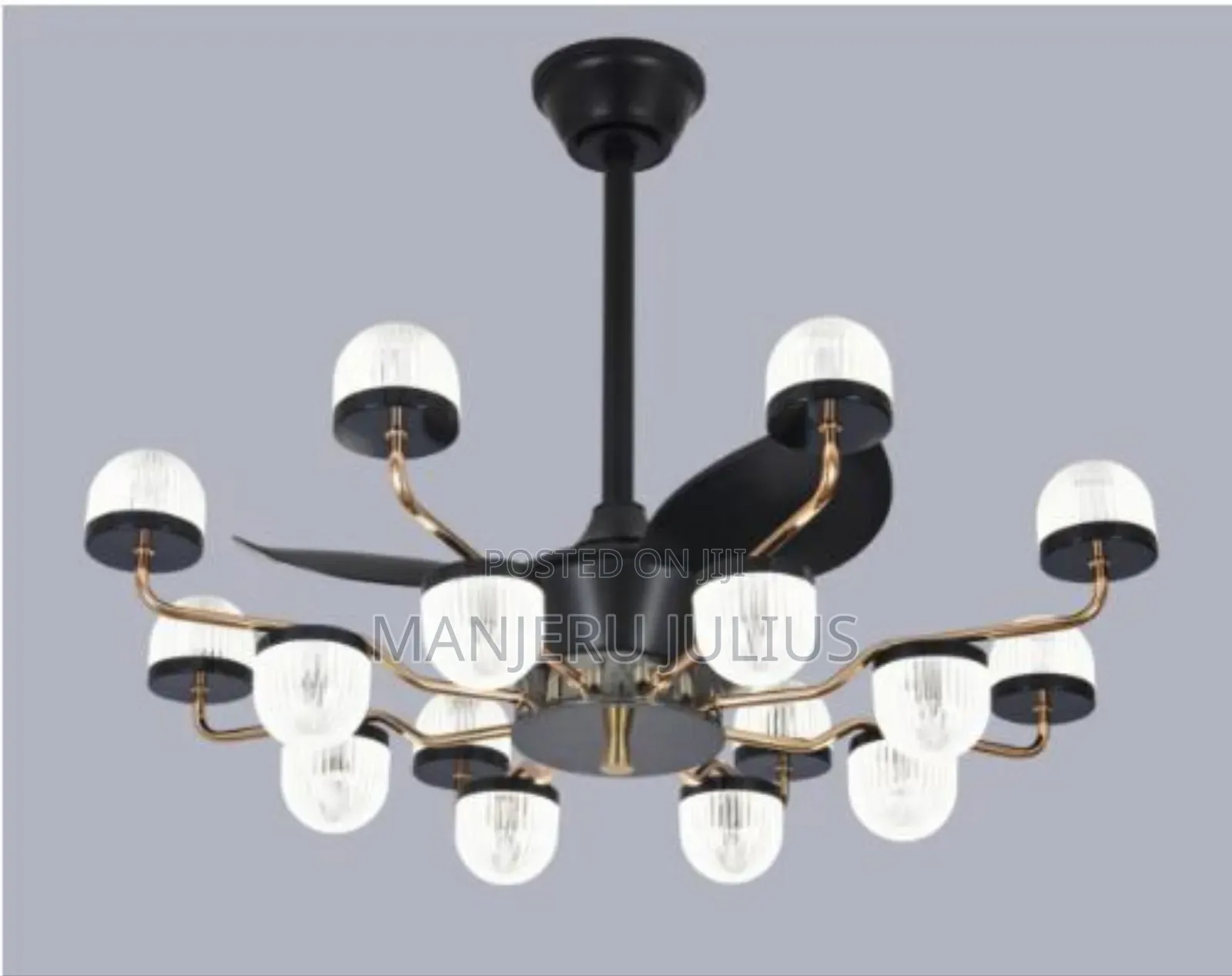 Modern Led Fan Chandelier