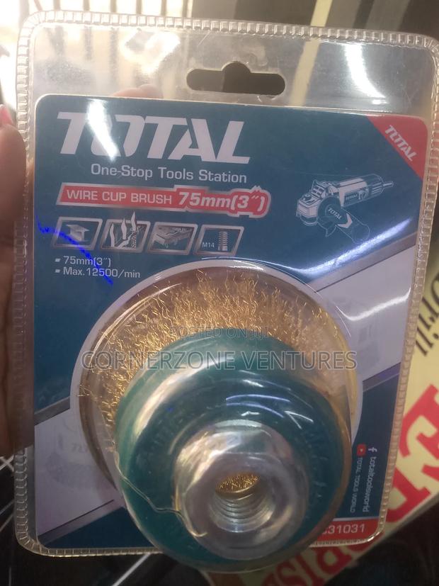 Total Wire Cup Brush 75mm, 3" - main view