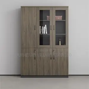 Office Cabinets; 3-Door Executive Wooden Cupboard