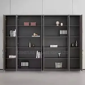Office Cabinets; 3-Door Executive Wooden Cupboard