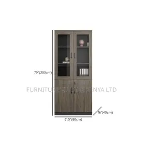 Office Cabinets; 3-Door Executive Wooden Cupboard