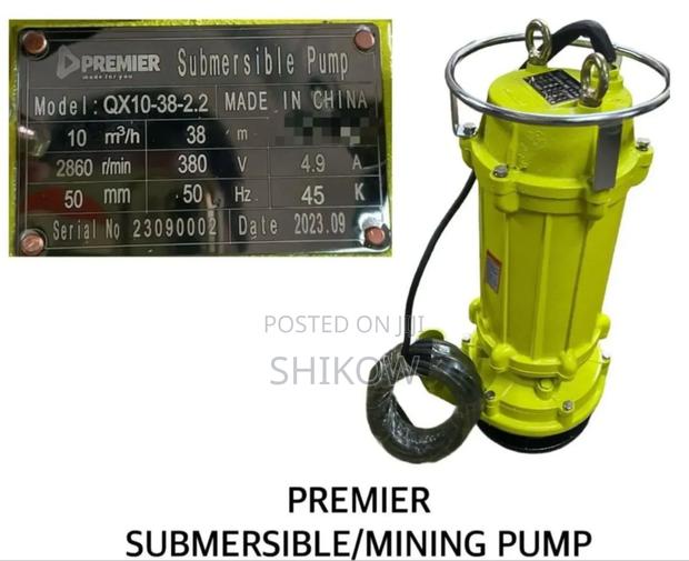 Premier Submisible/ Mining Pump 3hp