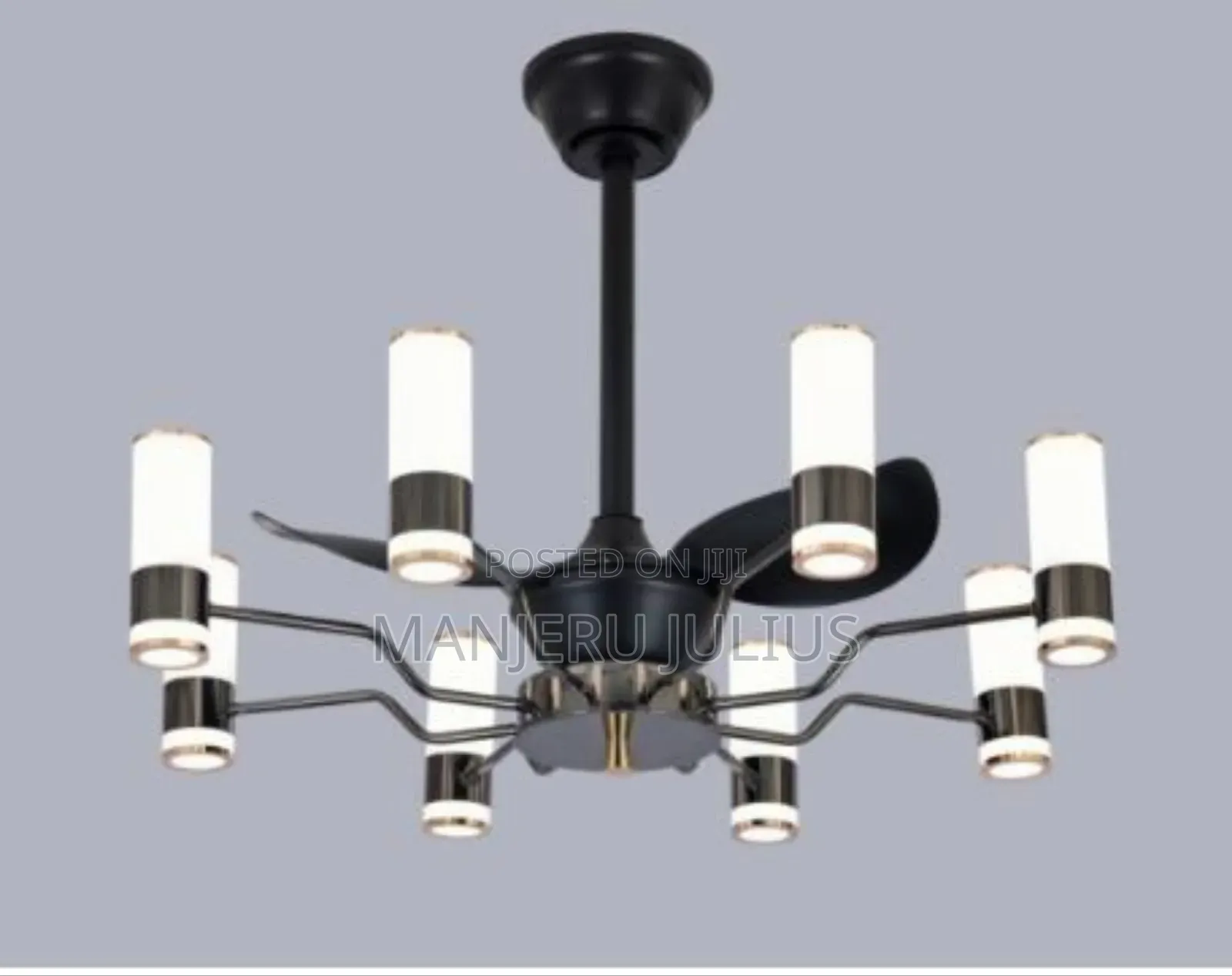 Modern Black Led Chandelier