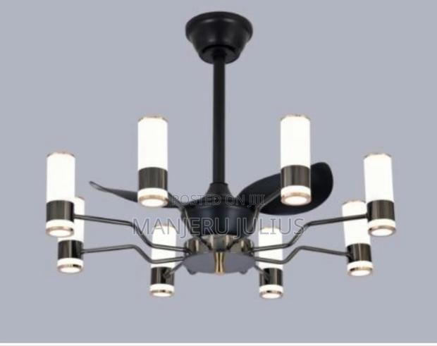 Modern Black Led Chandelier