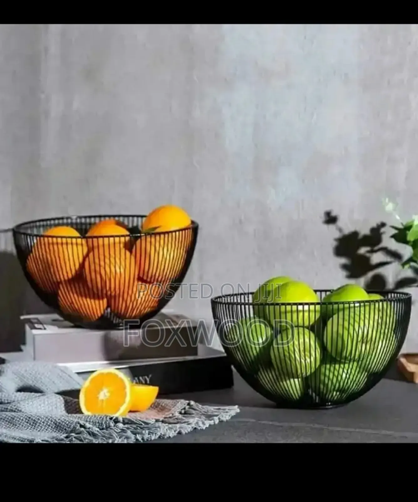 Metallic Golden Fruit Basket7