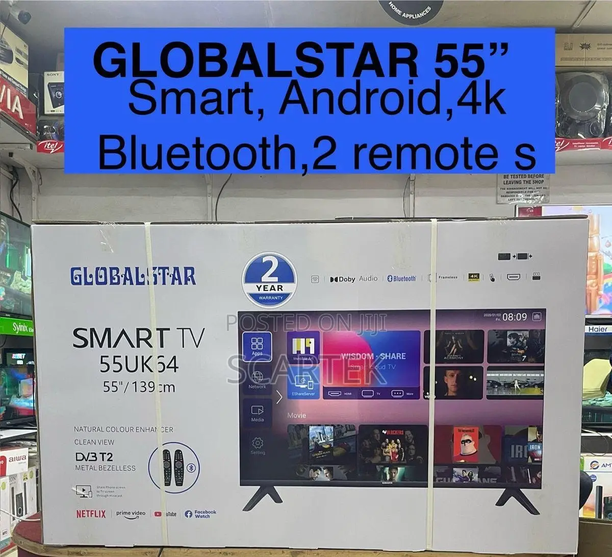 Globalstar Android 55” Smart Tv