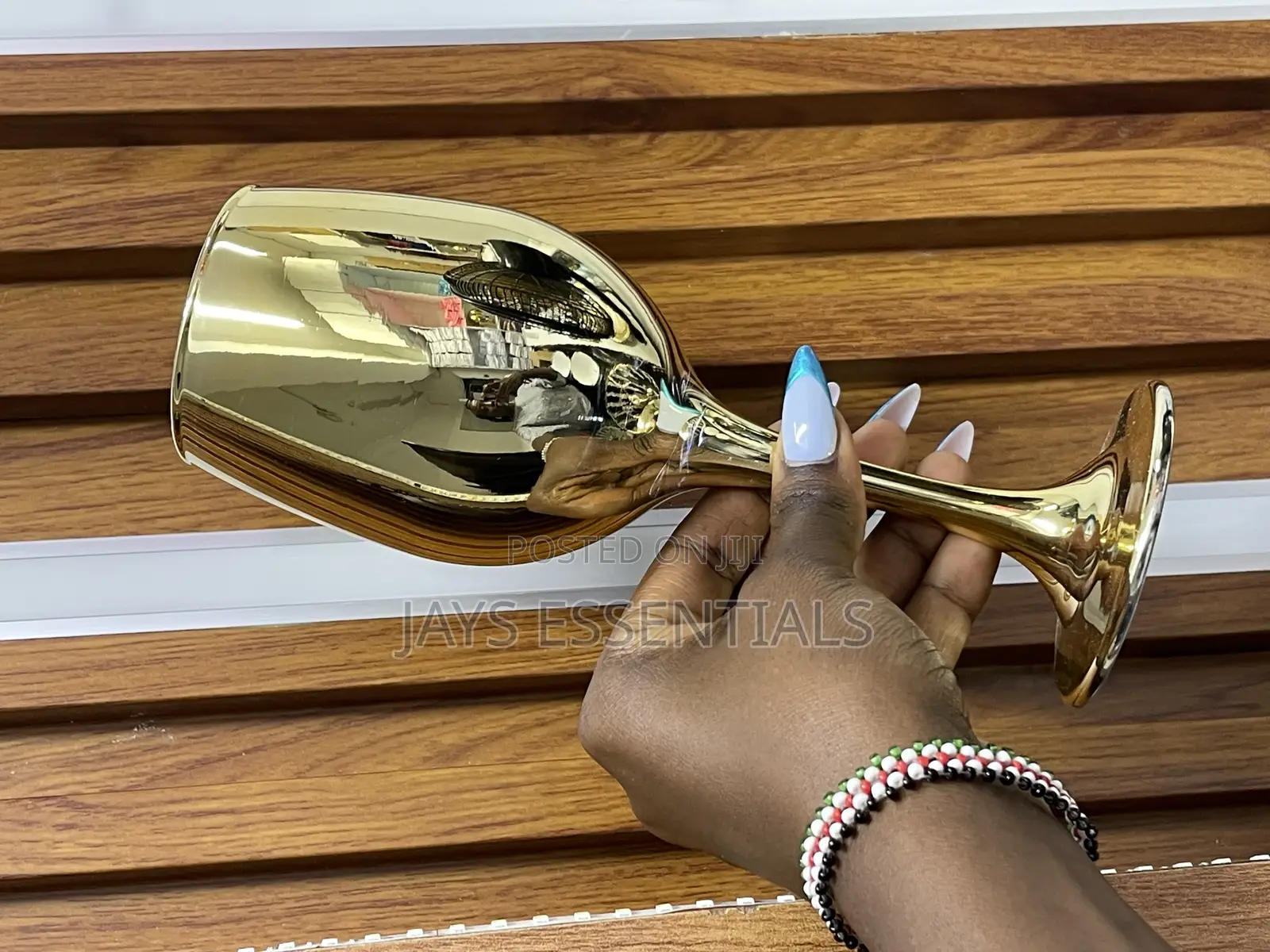 6pcs Gold Wine Goblets