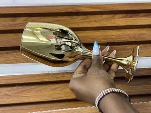 6pcs Gold Wine Goblets