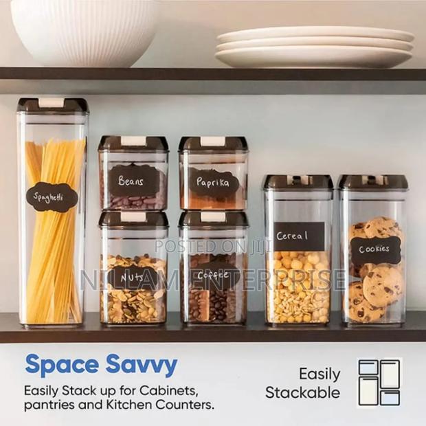 Acrylic 7pcs Set Food Containers - thumbnail 2