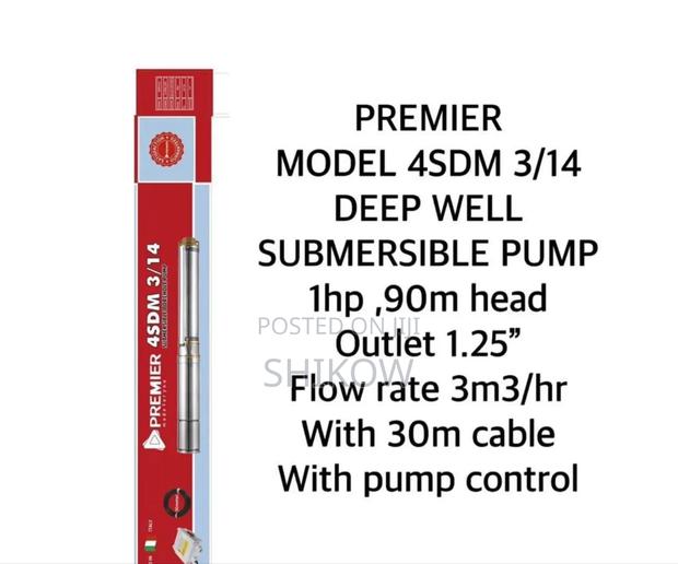 Premier Model 4sdm 3/14 Dc Deep Well Pump - main view