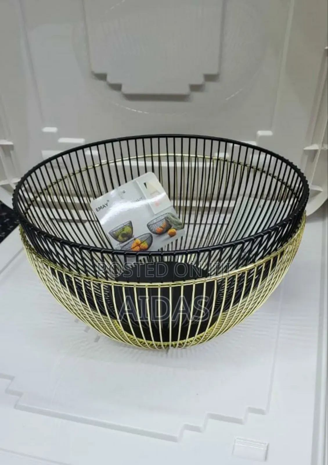 Metalic Golden Fruit Basket*Modern Nordic Bowl