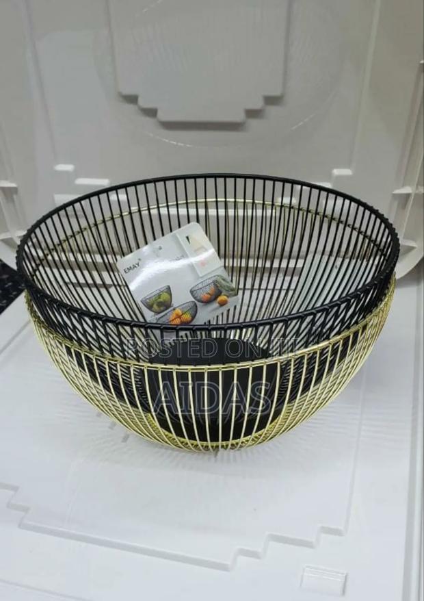 Metalic Golden Fruit Basket*Modern Nordic Bowl - thumbnail 7