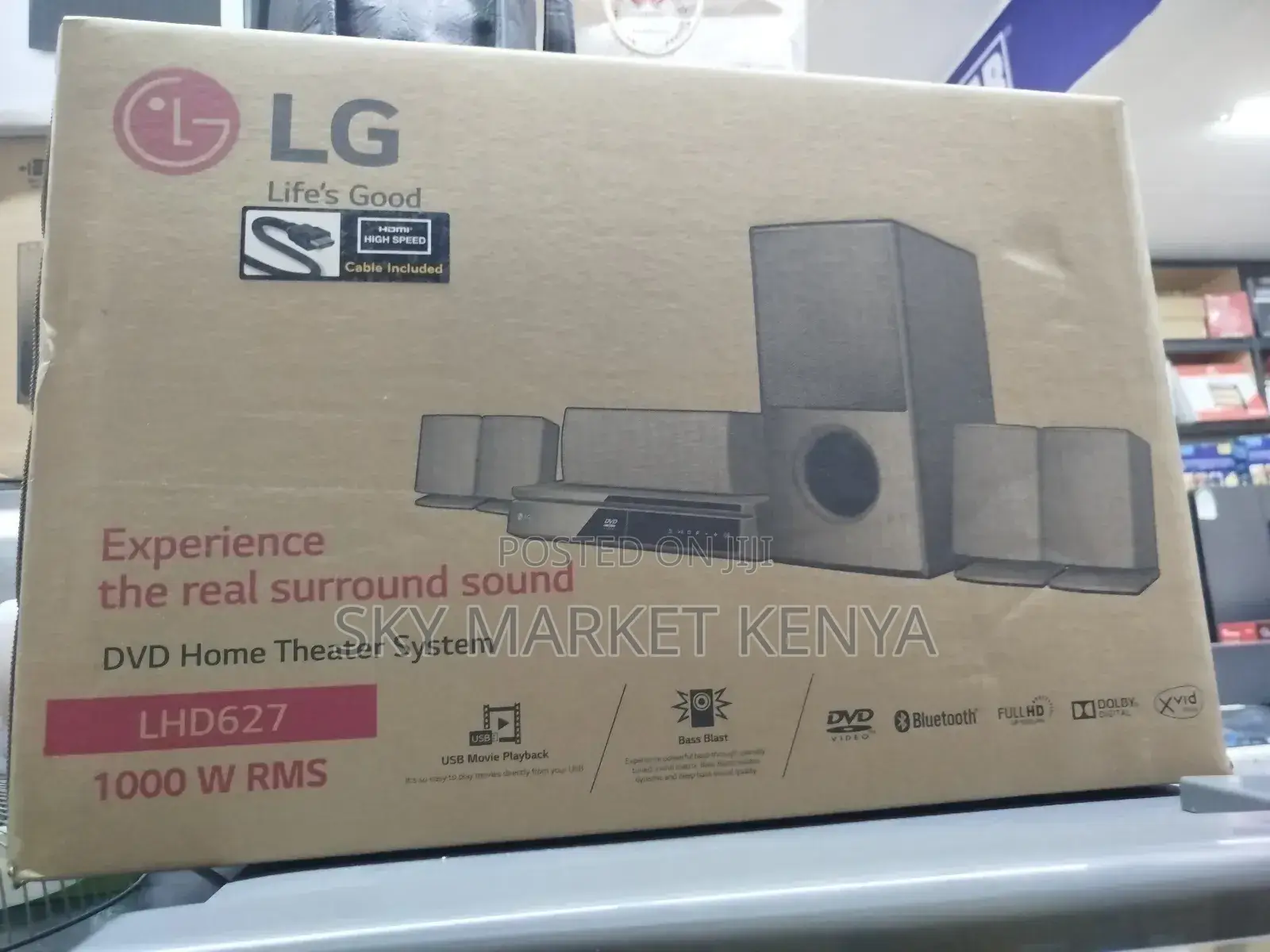Lg 5.1 Ch Lhd627 1000w DVD Home Theater System