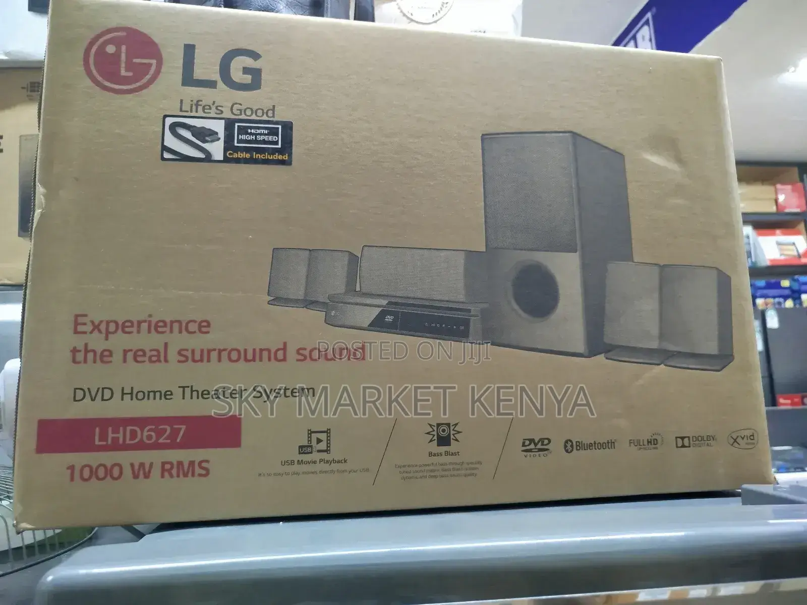 Lg 5.1 Ch Lhd627 1000w DVD Home Theater System