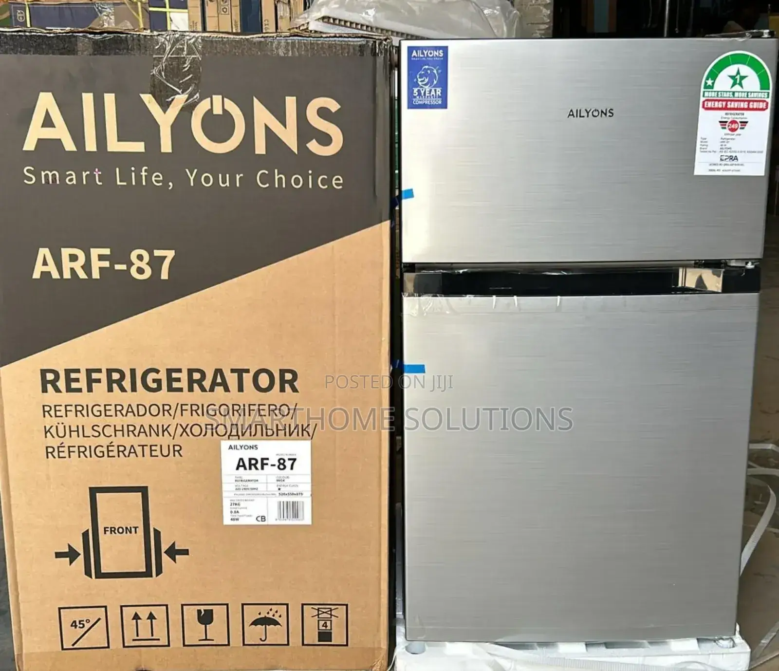 Ailyon Fridge Double Door 118litres