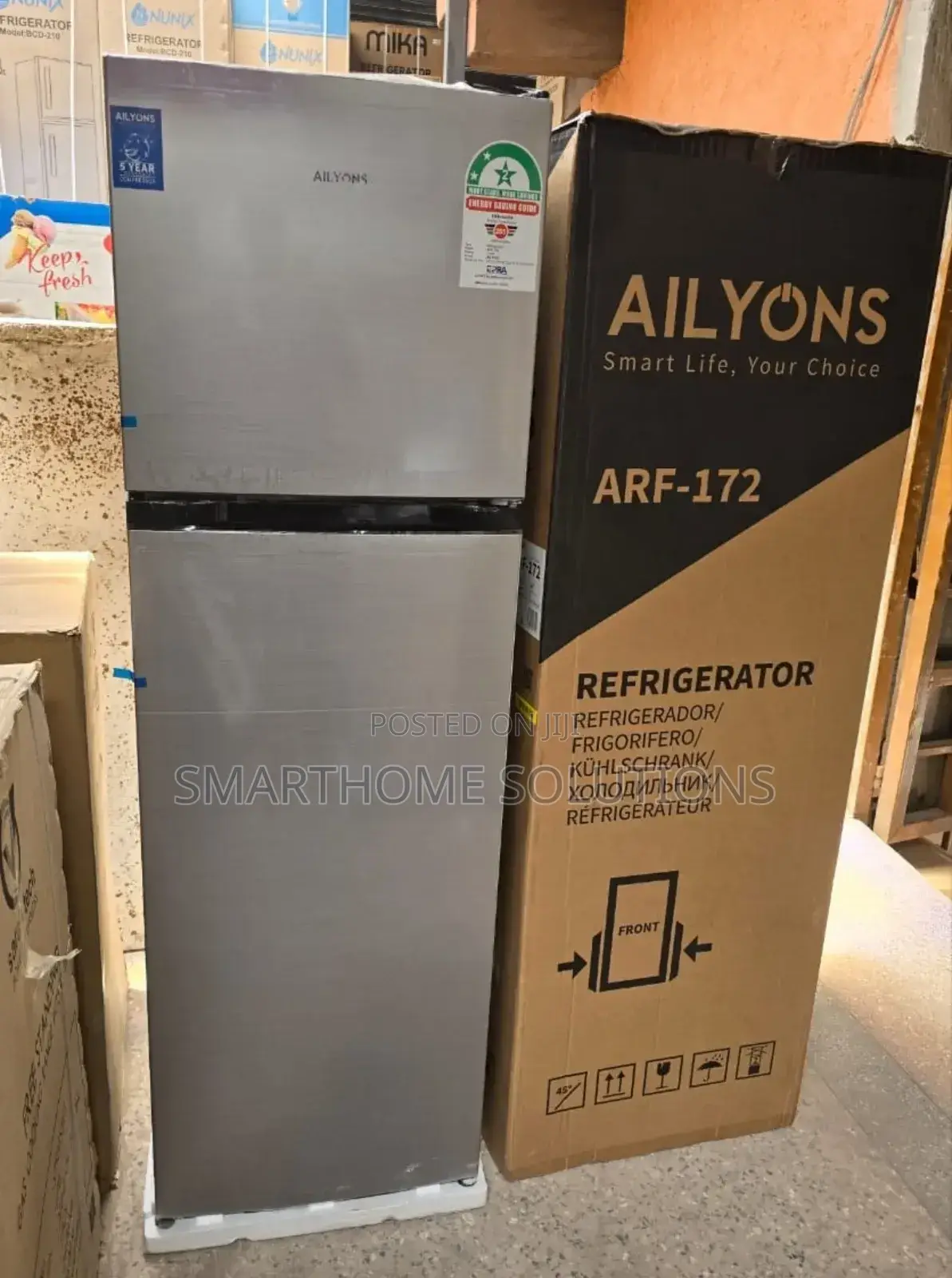 168litres Fridge Double Door