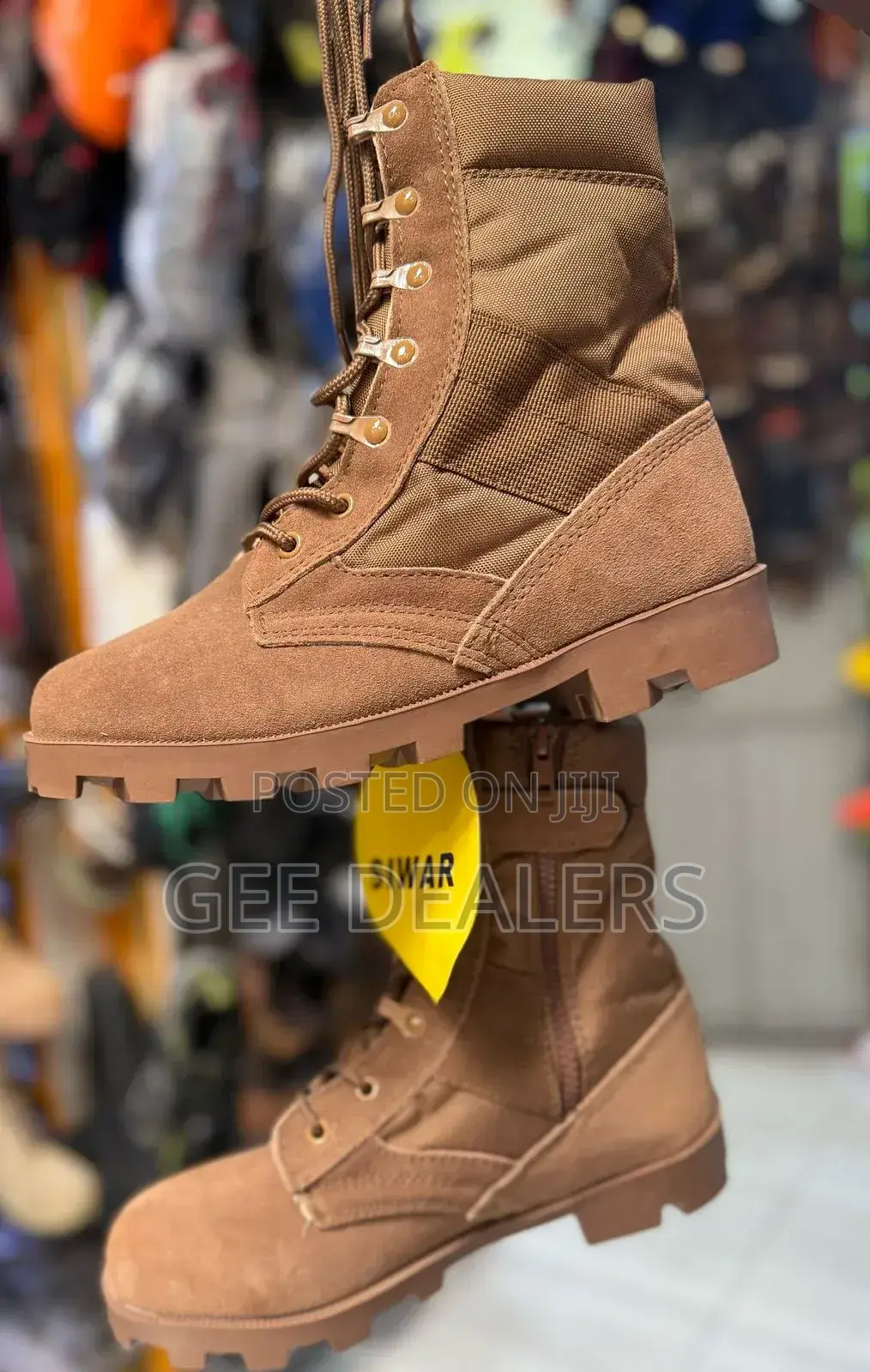 Siwar Dark Brown Combat Boot,Military/Army Boots