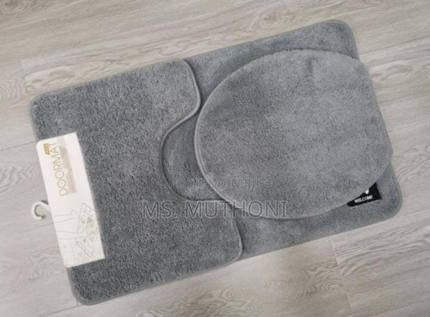 3pcs Modern Bathroom Mat, Super Absorbent - thumbnail 12