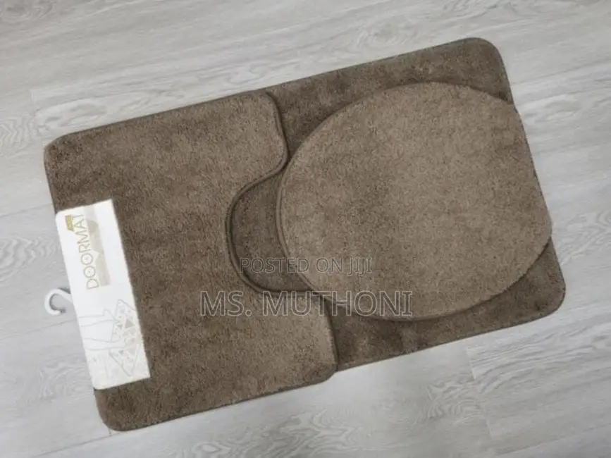 3pcs Modern Bathroom Mat, Super Absorbent