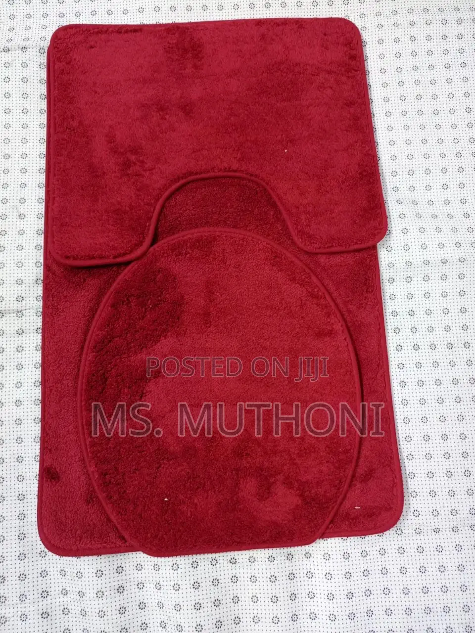3pcs Modern Bathroom Mat, Super Absorbent