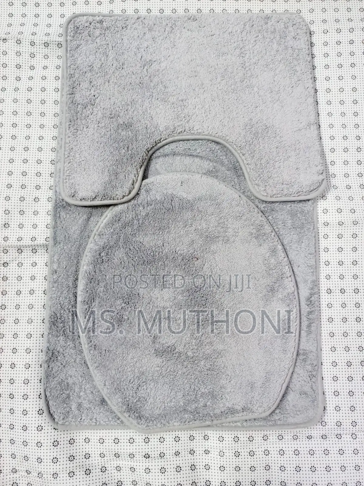 3pcs Modern Bathroom Mat, Super Absorbent
