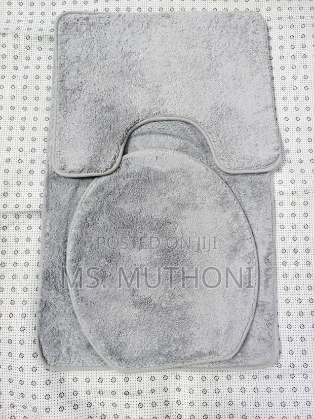 3pcs Modern Bathroom Mat, Super Absorbent - thumbnail 6