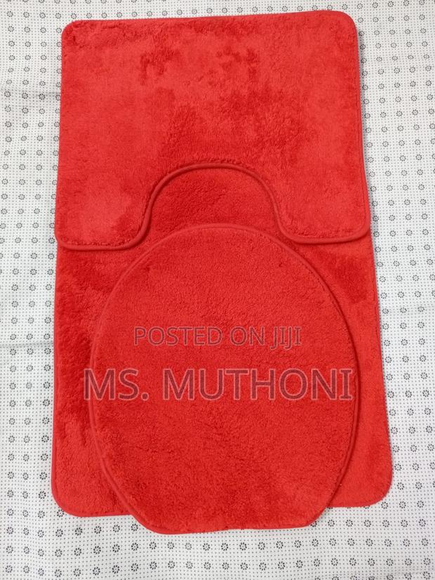 3pcs Modern Bathroom Mat, Super Absorbent - thumbnail 3