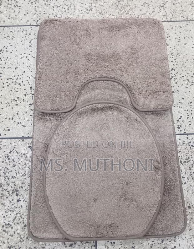 3pcs Modern Bathroom Mat, Super Absorbent - thumbnail 8