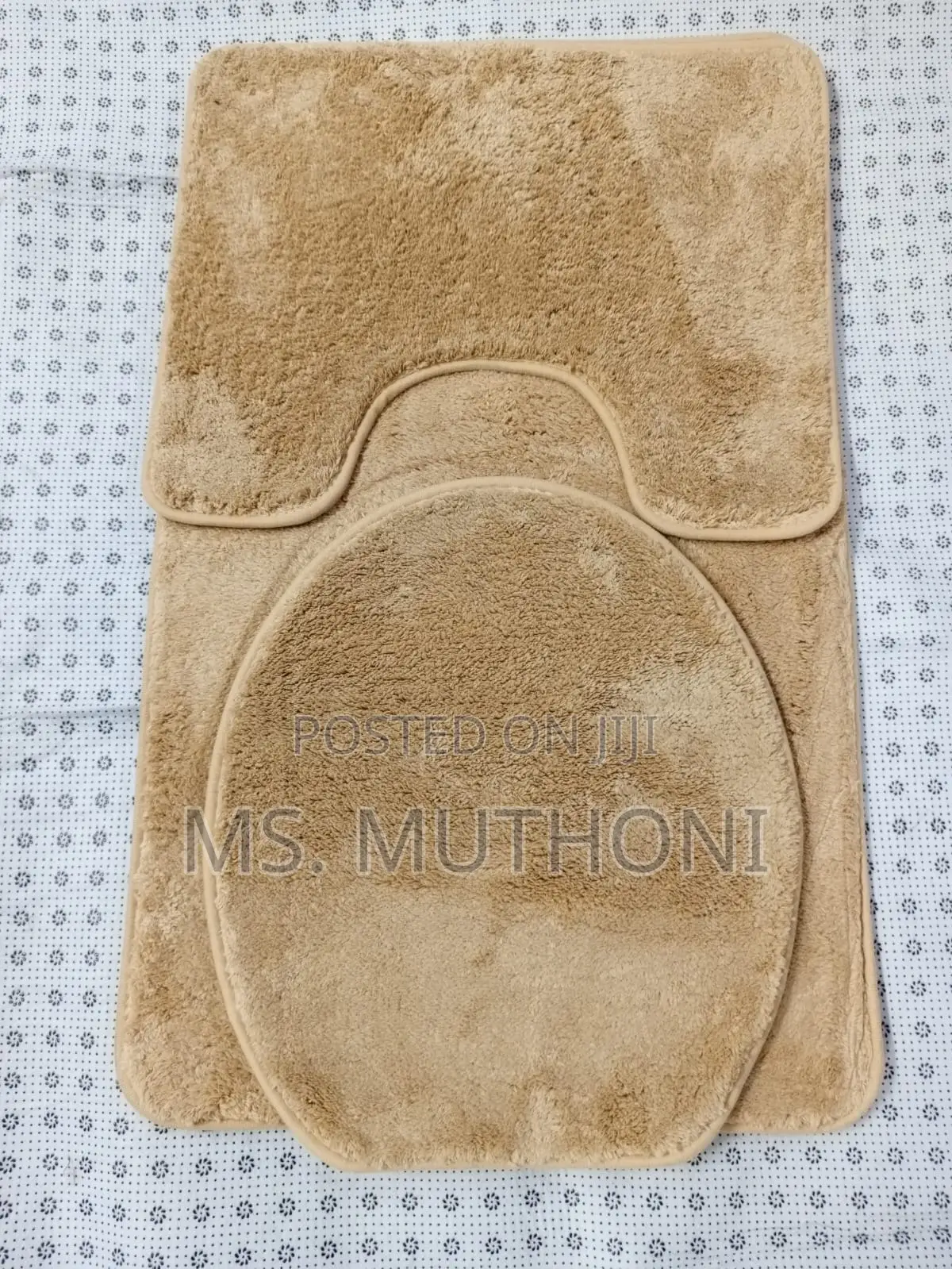 3pcs Modern Bathroom Mat, Super Absorbent