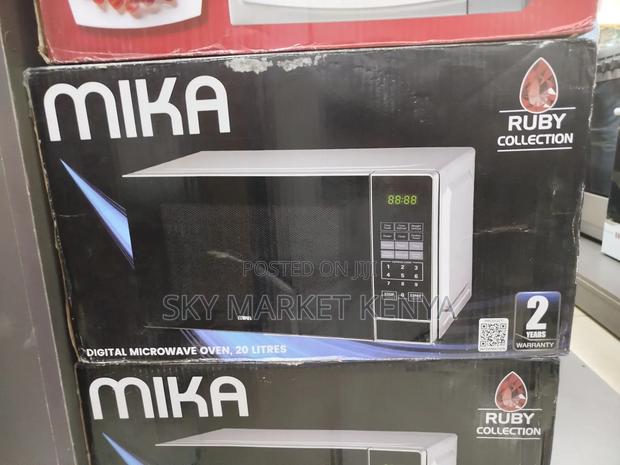Mika Microwave Oven 20l Digital, Solo, Silver
