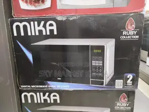Mika Microwave Oven 20l Digital, Solo, Silver